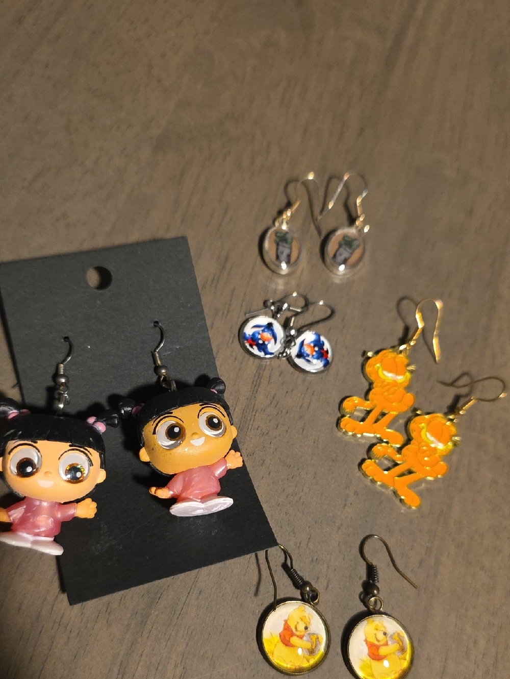 CHOOSE ONE Cute Cartoon Character Dangle Earrings